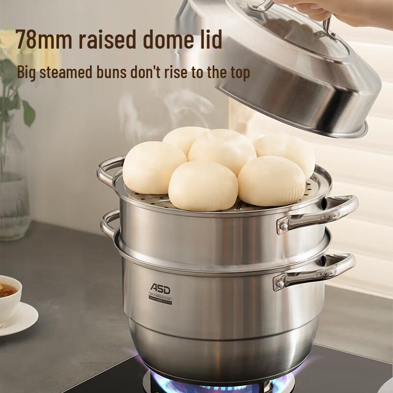 ASD 304 Stainless Steel Steamer Pot