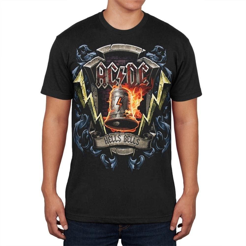 Liquid Blue Men s Ac_DC-Hells Bells Shield T-Shirt S