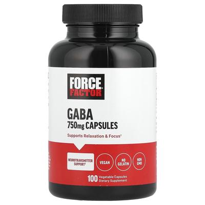 Gaba, 750 mg, 100 rostlinných kapslí