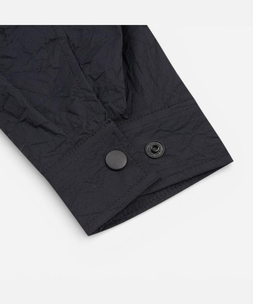 Kodeumopeu Crease Woven Sweatshirt Black