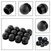 12 Pcs Black Furniture Feet Plug Plastic Table Chair Leg Tube Plugs New Floor Protector