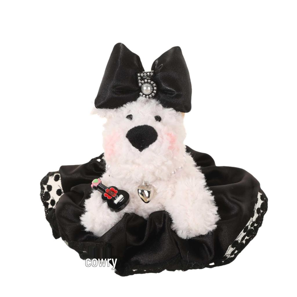 West Highland Puppy Plush Car Ornament and Bag Charm
