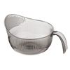Functional Rice Washing Colander Efficient Draining Bowl Practical Sink Basket PET Material Suitable for Washing Rice
