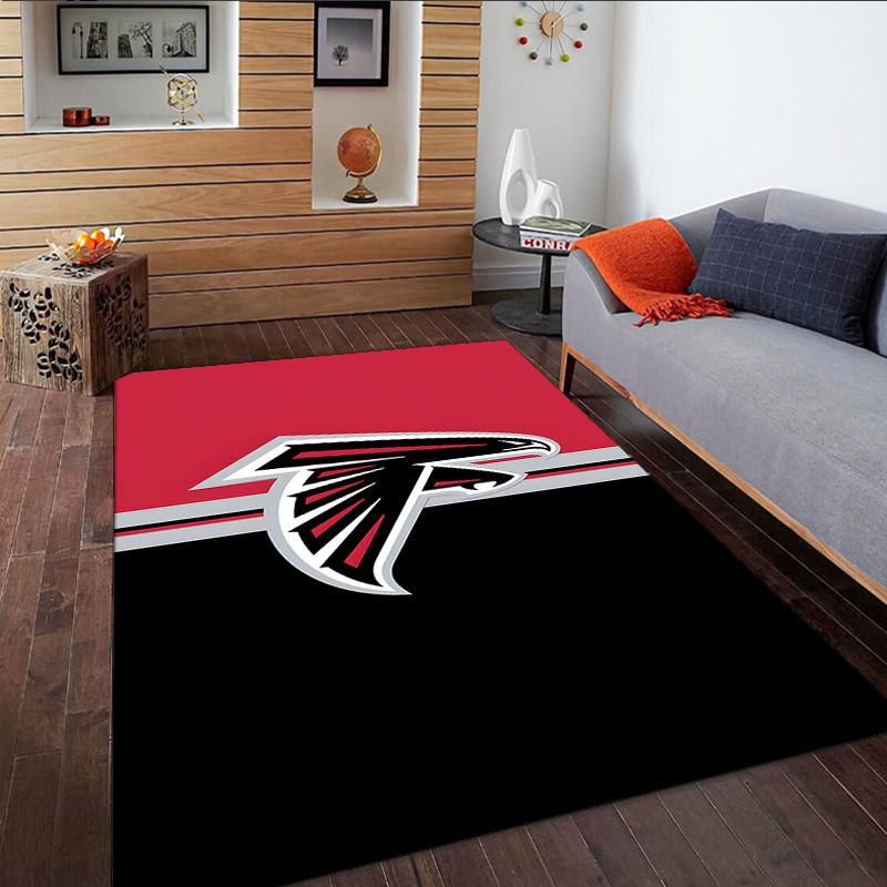 Atlanta-Falcons Rise Up  Carpet, Kitchen Rugs, Yoga Mat, Non-Slip Mats, Rug for Bathroom, Living Room Bedroom, Camping Rugs Christmas Gift