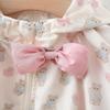 Children's Clothing Girls' Coat Spring And Autumn Children's Baby Girl Bow Cartoon Bear Big Hat Outerwear Children's Autumn Clothes