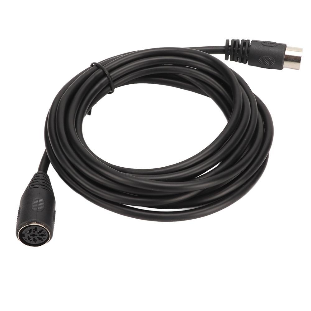 

Durable 3 Meters / 9.8ft Big DIN Adapter Cable Plug-and-Play 8 Pin Male to Female Microphone Cable AV System