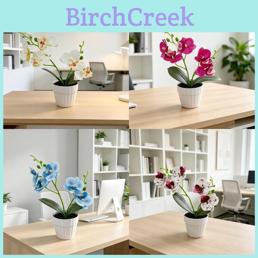 Artificial Butterfly Orchid With Plastic Material Perfect For Living Room And Event Decor