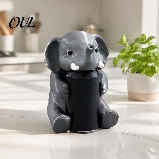 Zatyczki do puszek na napoje Dinozaur Hipopotam Żaba Słoń Osłona ochronna na puszki z napojami gazowanymi, Silikonowe urocze zwierzątka 3D, Zmywalne osłonki, Chroniące przed kurzem i zachowaniem nagazowania