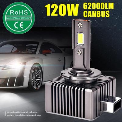 D1S Led Headlight D3S Canbus Bulbs CSP D4S D2S Led 62000LM 120W Super Bright D1R D4R D2R D3R D Series Car Led Bulb