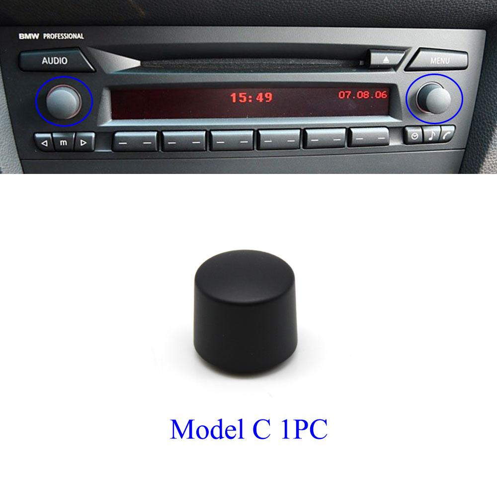 

Car Front Dashboard Multimedia Radio CD Player Volume Rotary Button Knob Cap For BMW 1 3 Series E90 E81 E82 E87 E88 2005-2012 Model C