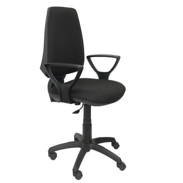 Chaise de bureau ergonomique PIQUERAS Y CRESPO - Modèle 14CPBALI840BGOLF CP - Noir - Tissu - Bras fixes inclus