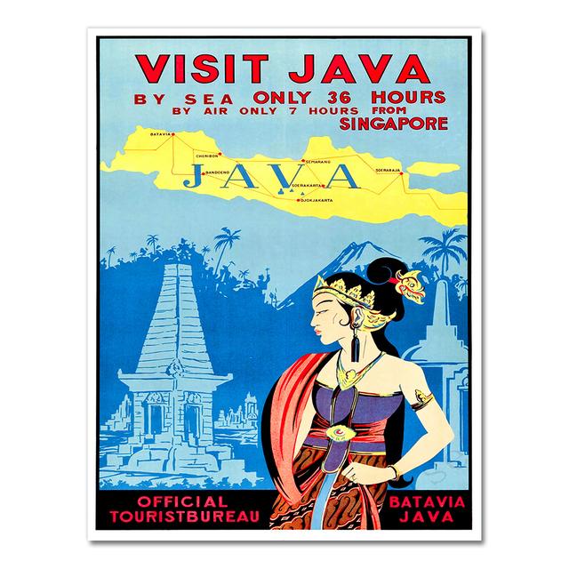 

Путешествие в Индонезию, Бали, летние каникулы, холст, картины, винтажные настенные крафт-постеры с покрытием, наклейки на стену, домашний декор, картина, подарок, без рамки 21*30cm