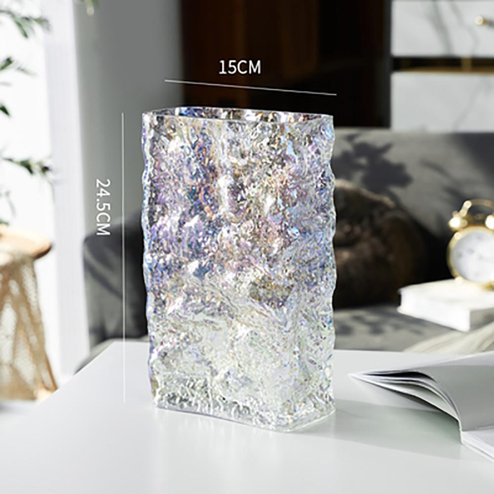 

Ваза Стеклянная ваза Украшение дома Украшения Цветочная композиция Может держать воду Ваза для цветов B