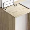 Desk in Sonoma Oak Finish 78.5 x 37 x 154.5 cm Particleboard