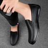 Spring Autumn New Men's Leather Casual Shoes Soft Bottom Comfortable Loafers Simple Daily Men's Flat Bottom Business Shoes