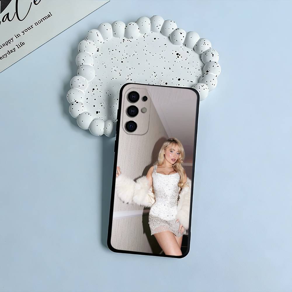 Pop singer-S-Sabrina -C-Carpenter Phone Case For Samsung S25,S24,S21,S22,S23,S30,Ultra,S20,Plus,Fe,Lite,Black Soft Silicone