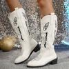 New High-top Leather Boots, Women's Fashionable Shoes, Retro Shoe Covers, Ankle Boots, Women's Shoes