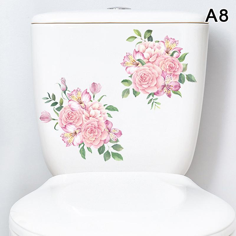 

Различные зеленые растения, цветы, настенные наклейки, декор для ванной комнаты, туалета, наклейки для гостиной, кабинета, украшение дома, самоклеящаяся фреска A8