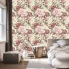 Wallpaper Beautiful Flowers and Roses in Watercolor Style 50x1000