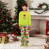 Parent-child Christmas Print Home Suit Long-sleeved Top And Pants