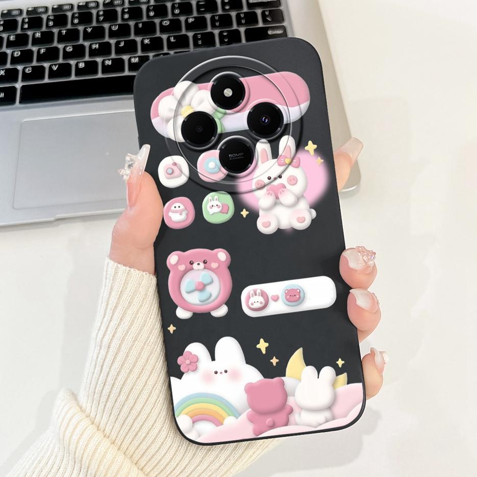 

For Xiaomi Redmi 14C Case Poco C75 New Fashion Cartoon Cover Shockproof Phone Case For Xiaomi Poco C75 Redmi 14C Soft TPU Fundas Xiaomi Redmi 14C