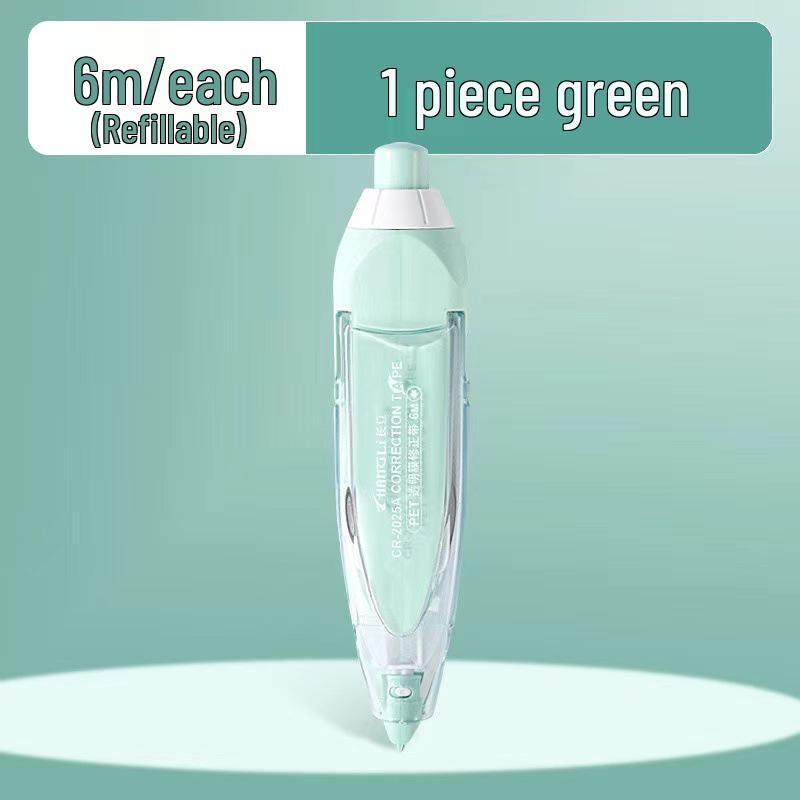 Changli Push-button Correction Tape, Japanese Style, Replaceable Core, High Appearance Value, Portable White-out Tape Stationery