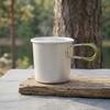 Foldable Aluminum Camping Cup For Outdoor Picnic And Hiking With Double Wall Insulation