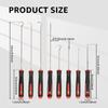 16Pcs Pick and Hook Set Long Short Reach Oil Seal Pick Tool Easy Removal Automotive Oil Seal Hook for Car Home Repair Lock Keys