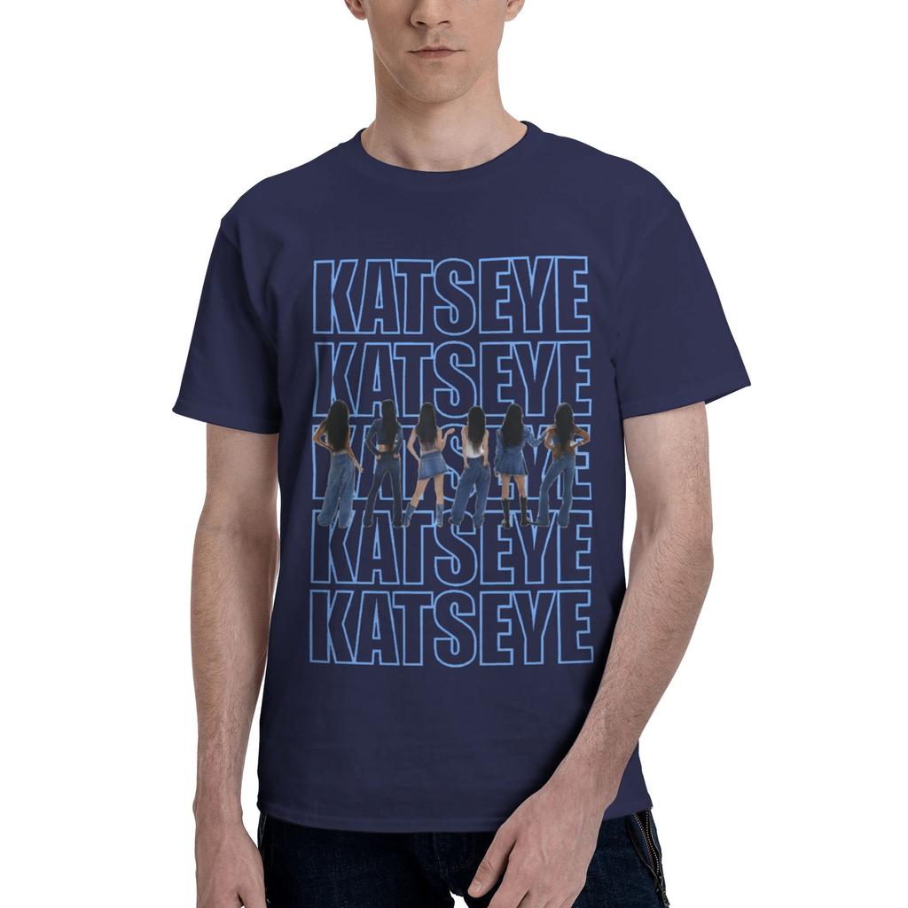 Custom Unisexs Kkatseyes T Shirts Short Sleeves Cotton Tshirt Casual Girl Group Tee Slim Fit