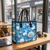  Cute Rabbit Floral Tote Bag Fashion Casual Portable Large Capacity Shopping Handbag