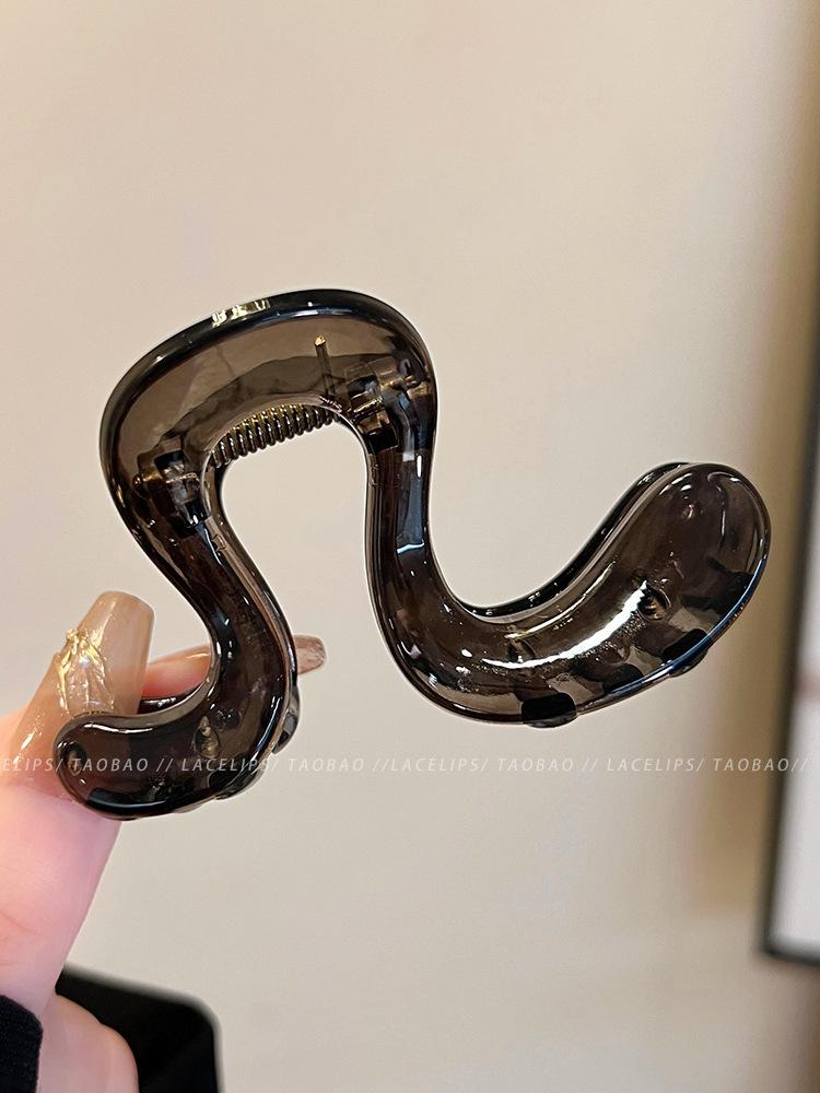 Schlaffe Scheibe Haare Haargreifer Clip Damen Frühherbst Haifischklemme Damen Neuer Haarnadel Hinterkopf Haarschmuck