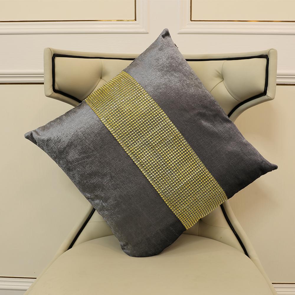 Table Runner Luxury High Quality Gold Rhinestones Faux Flannel Diamond Home Table Runners Pillow Case Table Mat For Wedding