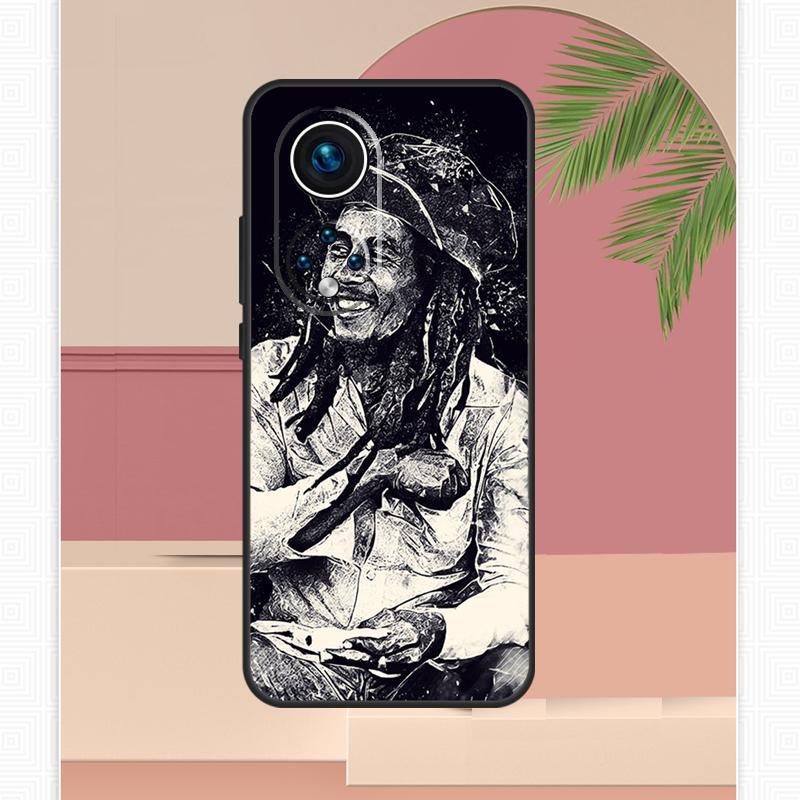 Bob Marley Case For Honor Magic 7 Lite 5 6 8 Pro Honor 200 400 X9c X9b X9a X8b X8a X8c 50 70 90 Cover