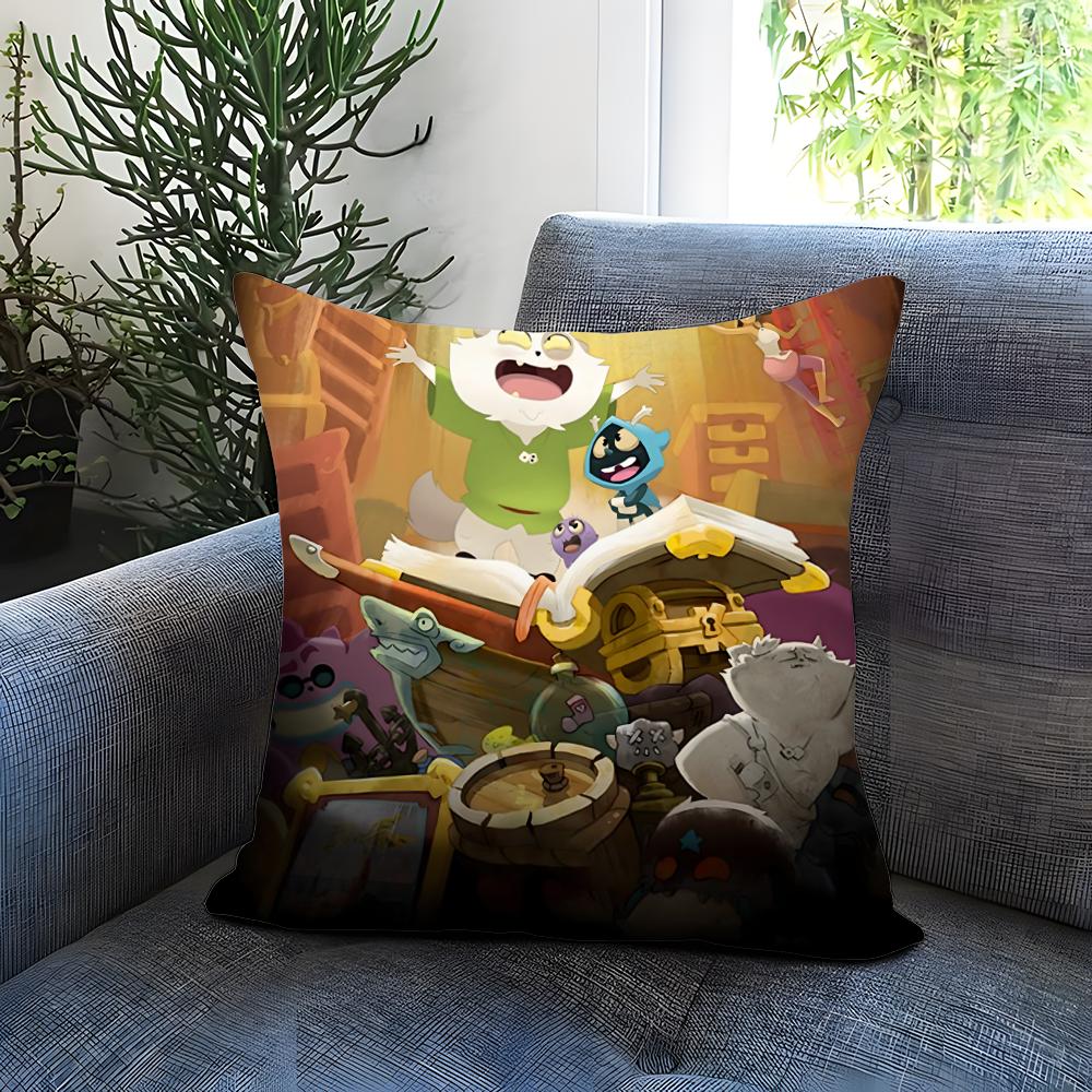 Game D-Dofus Cushion Cover Comfortable Reversible Pillow Cover Ideal for Car Sofa Bedroom & Beyond
