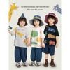 Youyou Girls' Cartoon Short-Sleeved T-shirt