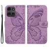 For Motorola Moto G75 5G Case Butterfly Pattern Leather Wallet Flip Phone Cover