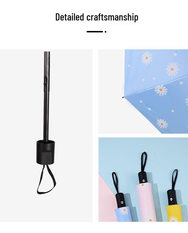 UV Protection Folding Sun Umbrella - Rain or Shine, Creative Sunshade