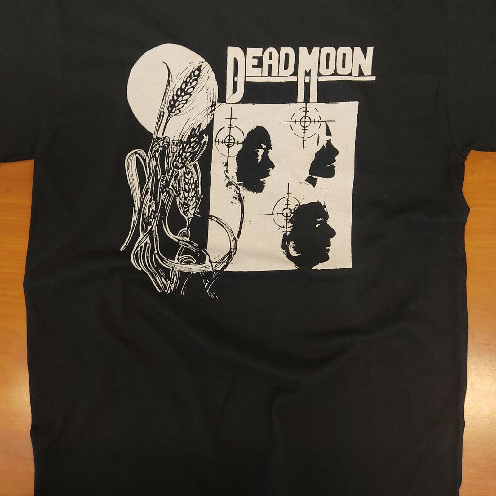 Dead Moon band punk rock black T-shirt cotton Unisex S-5Xl 12 S