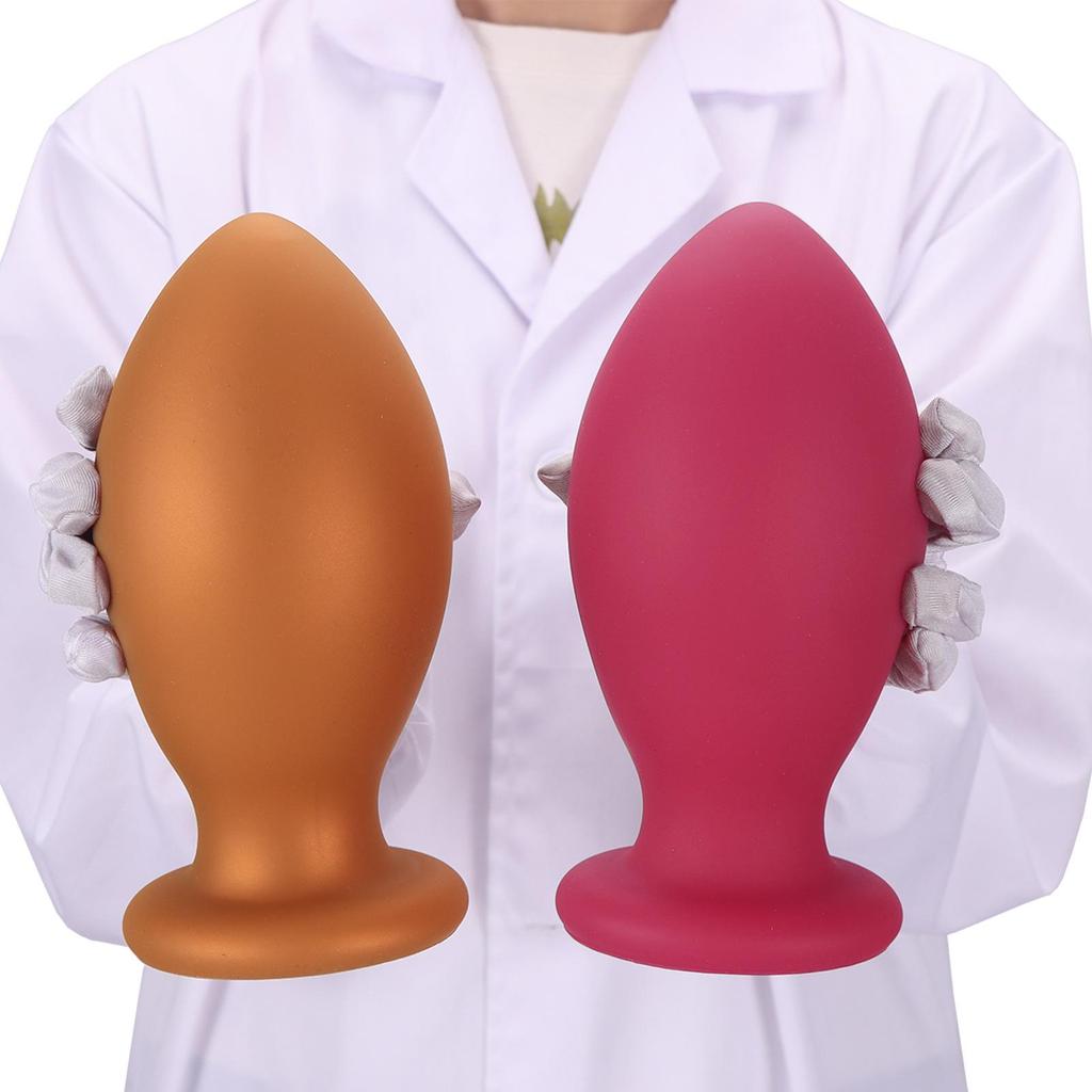 Tappo Anale a Forma di Uovo di Drago in Silicone per Uomini e Donne - Giocattolo Erotico per Flirtare e Uso all'Aperto