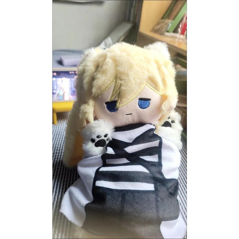Anime Angels of Death Plush Hand Puppet Doll 25CM Rachel Gardner Isaac Foster Soft Stuffed Glove Toys Birthday Gift