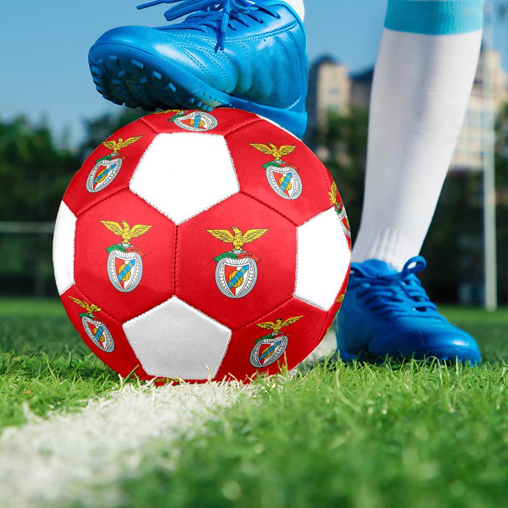 1PC S.L.B size 5 soccer ball PrahaIndoor Soccer Ball Colorful All Ages Machine Stitched PVC Competition Ready Durable High-Bounce