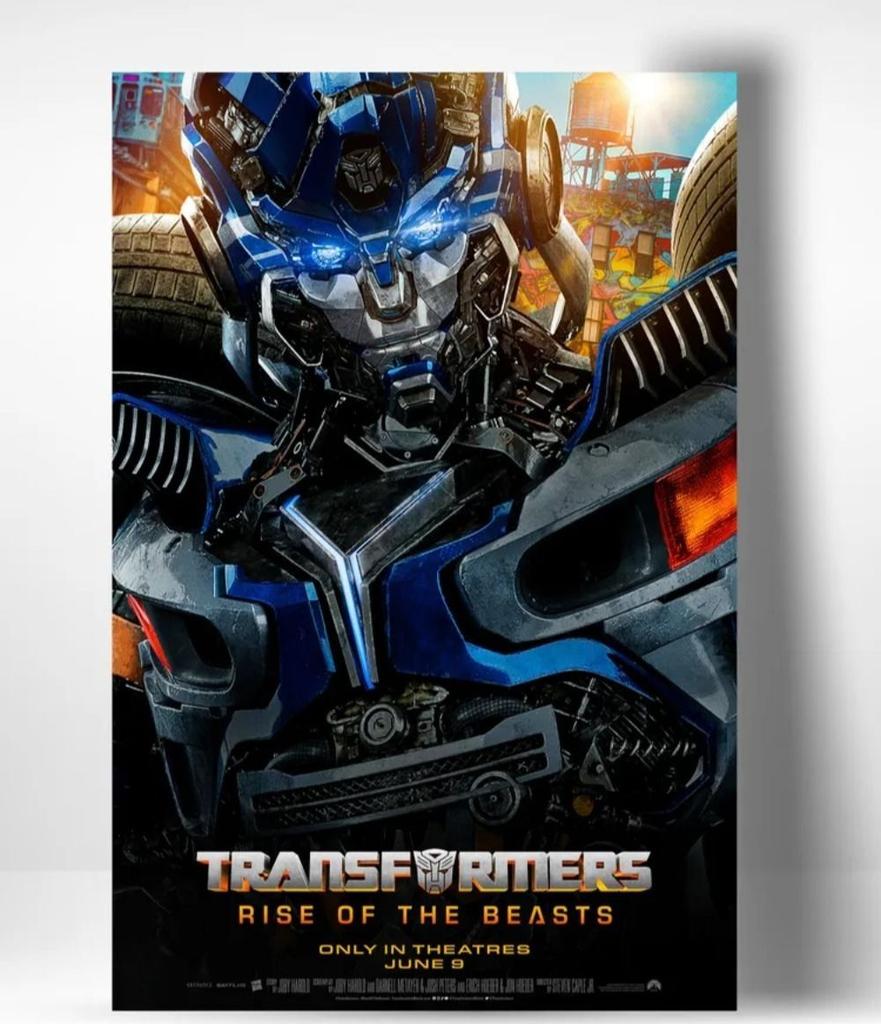 Transformers Rise of the Beasts Metal Poster, Movie Wall Art 20x30cm