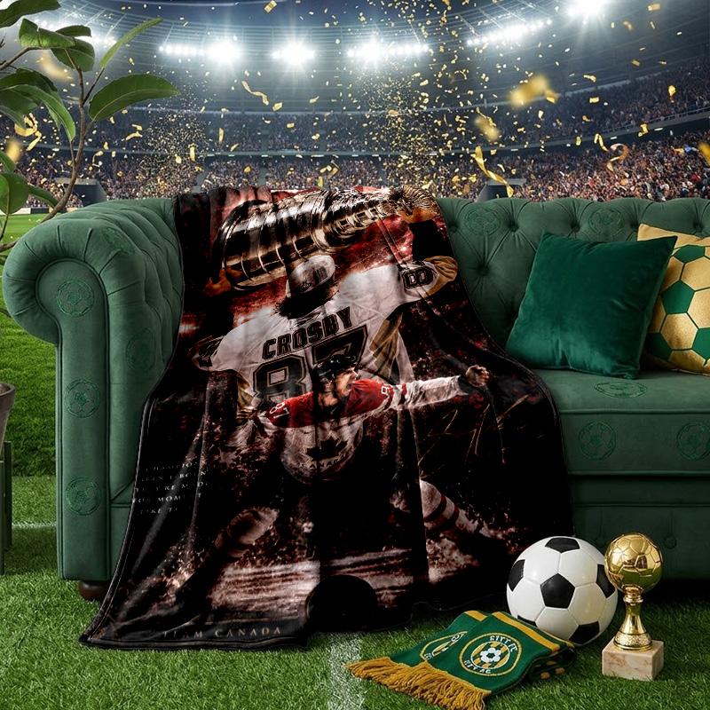 Crosby erreicht Wirft Decke Flanelldecken Plüsch für Sofa Bett Geschenke für Männer Frauen Reise Picknickdecke Weihnachts-Fan-Geschenke