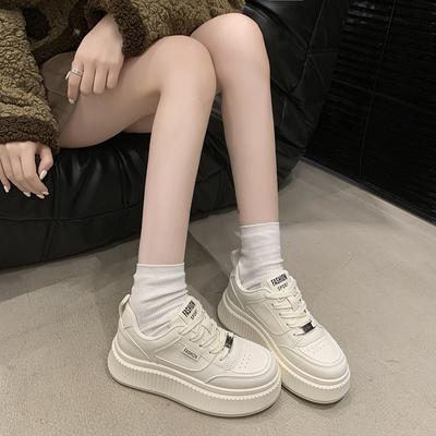 New Autumn and Winter Velvet Thick-soled Women's Versatile Ins Leisure Sports Women's Fluffy Cotton Shoes