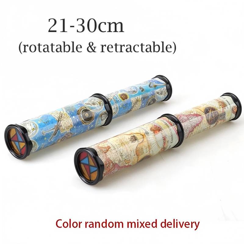 Rotation Scalable Kaleidoscope Magic Kaleidoscope Glasses Adjustable Fancy Colored World Toy For Kids Classic Educational Toy