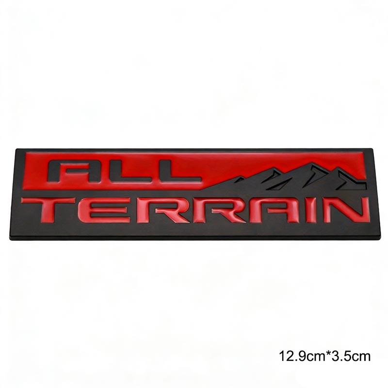 

Car Metal Sticker All-Terrain Emblem Body Decor Decals For Chevrolet GMC SIERRA 2500 Silverado TrailBlazer Terrain Suburban