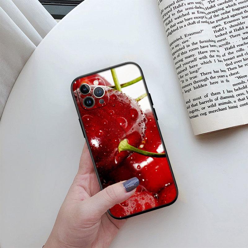 Cherry summer fruit New High-End Cover Phone Case for iPhone SE XS XR 17 16E 12 11 Pro Max Mini Air