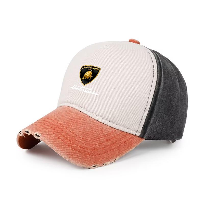 Car Headrest for Lamborghini Baseball Caps Four Seasons Adjustable Sun Hat Outdoor Sport Fishing Hiking Adult Print Casual HH68