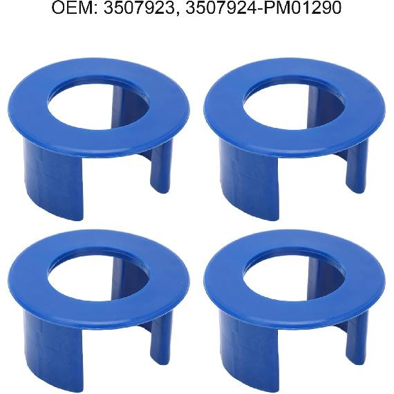 Front Subframe Bushing Kit, Front Subframe Bush Kit 4Pcs Blue Polyurethane Front Subframe Bushing Insert Kit 3507923 for V70 II XC70 2000‑2008