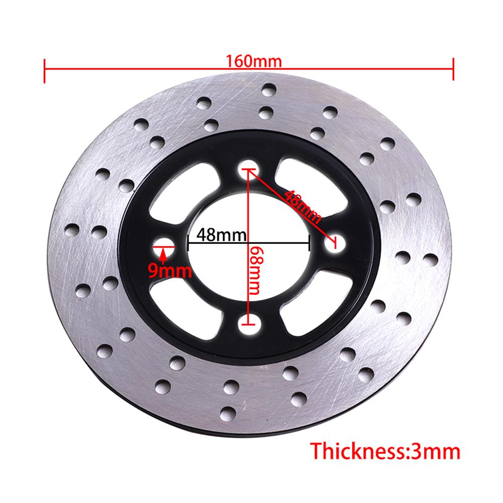 Front Rear Disc Brake Plate For 50cc 70cc 90cc 110cc 125cc 150cc 200cc 250cc Electric ATV Quad Go Kart UTV Dune Buggy Trike